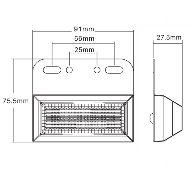 High Cost-Effective Multi Color Universal SHILIDUO Truck LED Side Light