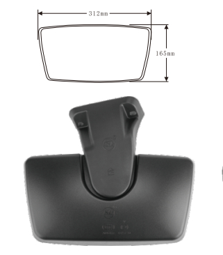  For XuZhong GD12A High Quality Rear View Mirror