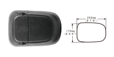  For FOTON Auman ETX High Quality Rear View Mirror