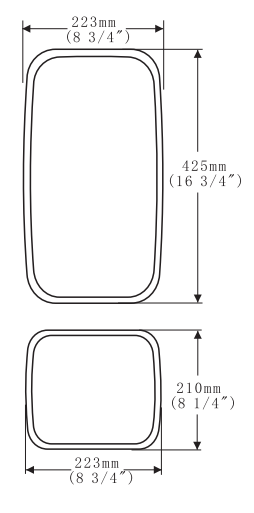  For FAW J6 High Quality Rear View Mirror