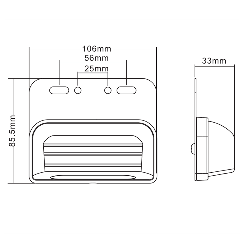 Muti Color LED Side Marker Light Signal Trailer Parts