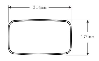  For FAW JH6 High Quality Rear View Mirror