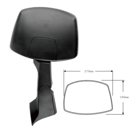  For Howo T5 High Quality Rear View Mirror