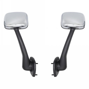 2008-2017 Freightliner Cascadia Hood Mirrors Chrome
