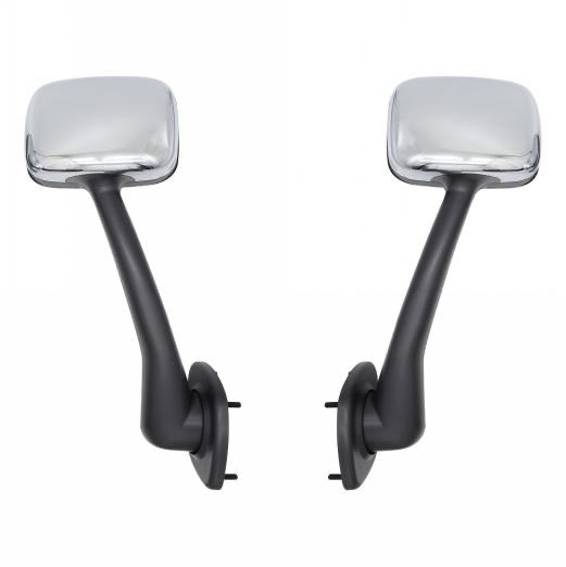 2008-2017 Freightliner Cascadia Hood Mirrors Chrome