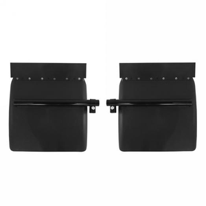 Truck-Universal Universal Quarter Fenders "Black 24"" x 24"" Black Poly"