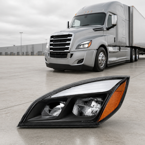 Black Full Led Headlights For Freightliner Cascadia 2018+