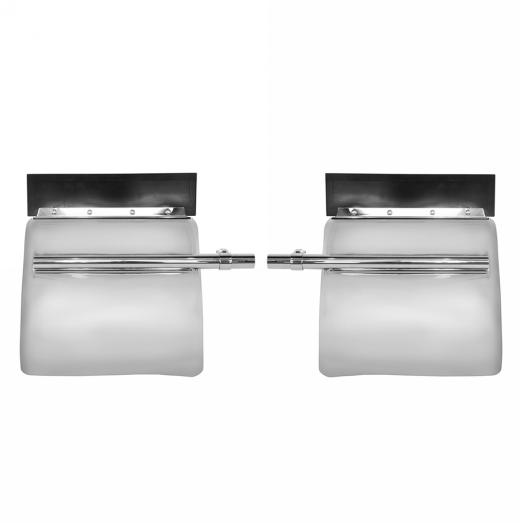 Taraka-Universal Universal Quarter Fenders 'Chrome 24'' x 24'' Kowiri tira'