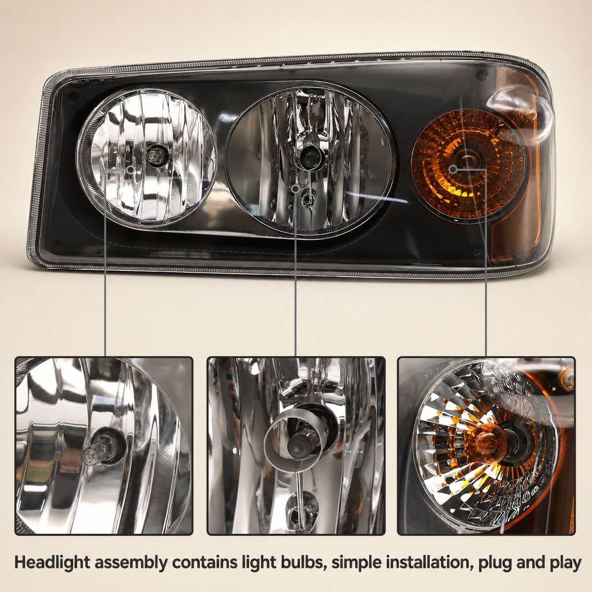 "2008-2018 2012-2018 2010-2017" Mack "Granite GU7/GU8 Granite GU4/GU5 TD700" Headlights 