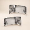 2004-2017 Volvo VNL Hood Mirror Covers Chrome