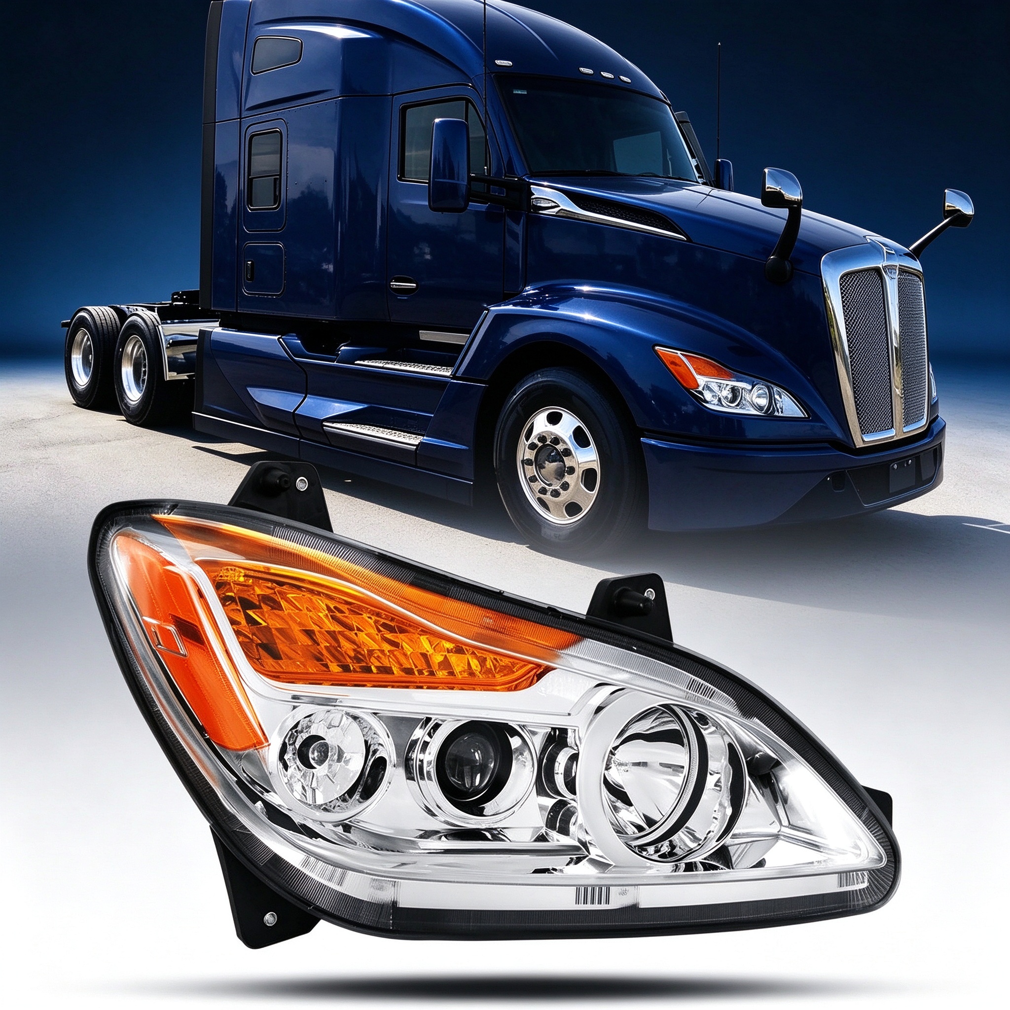 2022-2024 Kenworth T680 Headlights 
