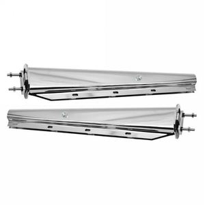 Truck-Universal Universal Mud Flap Hanger "30"" Length 2.5"" Bolt Spacing With Spring Loaded With Reflective Strip Sticker"