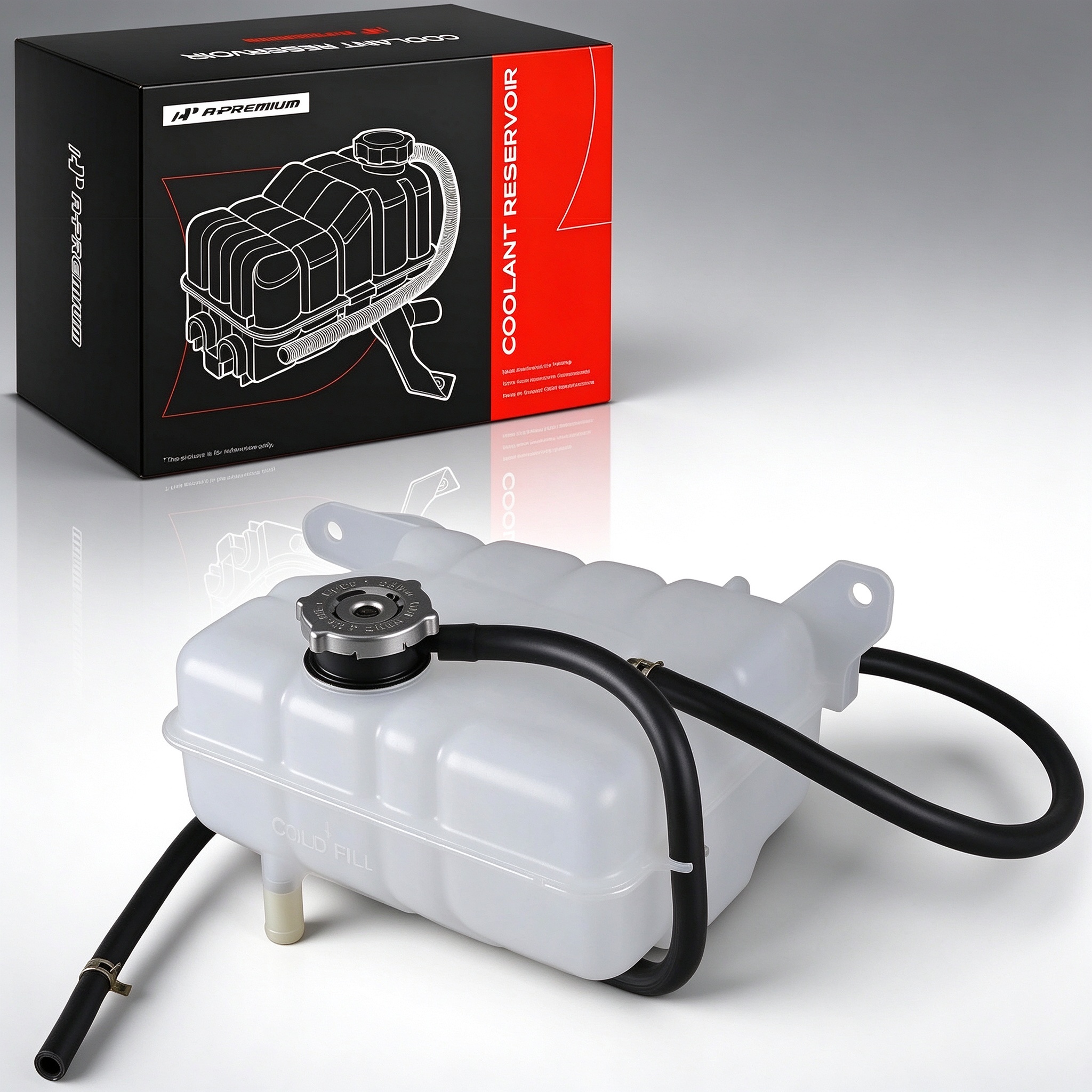 2012-2017 International DuraStar 4200/4300/4400 Coolant Overflow Tank 