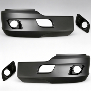 2017-2022 Kenworth T680 Bumper "With Fog Light Hole Left Bumper & Right Bumper With Screws"
