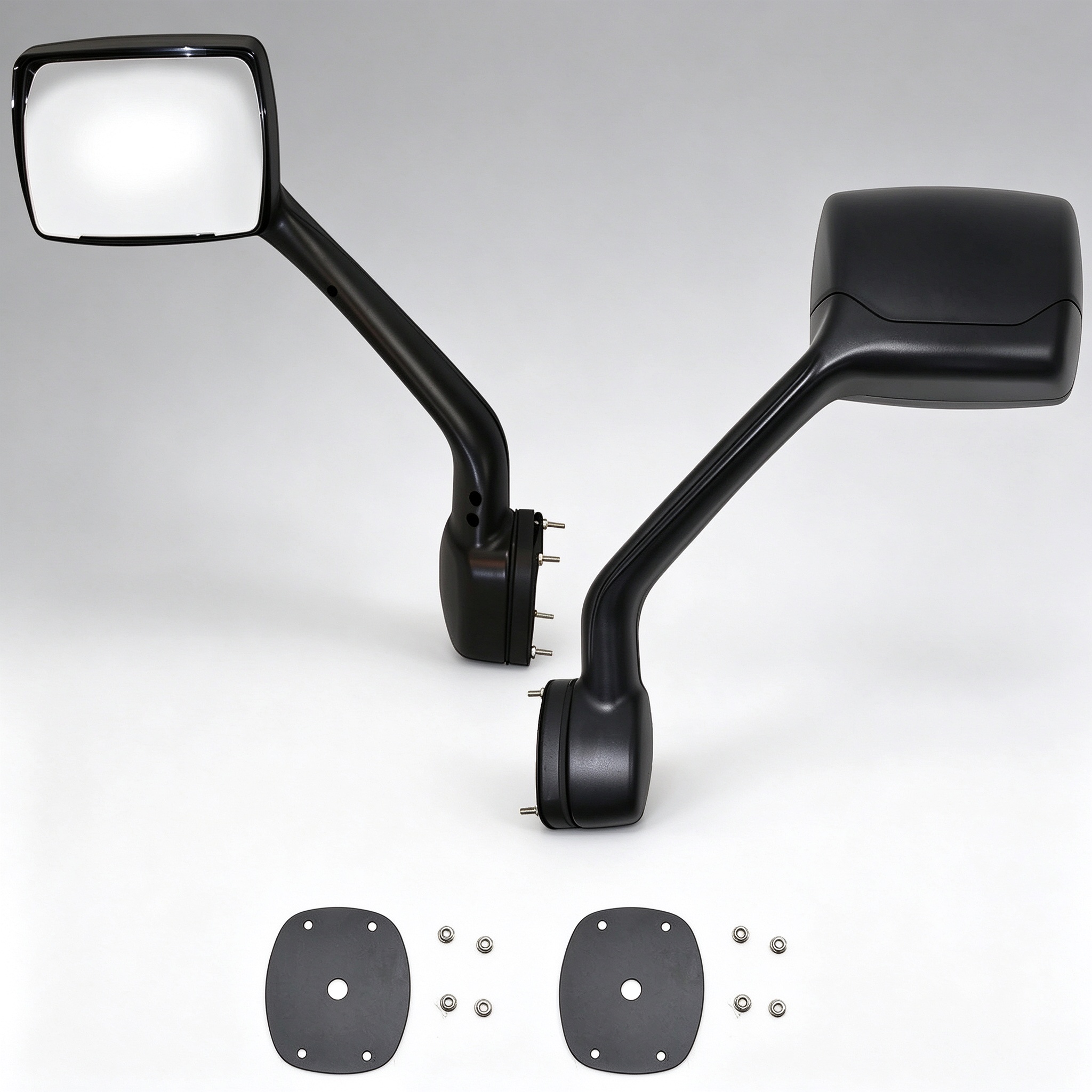 "2013-2020 2010-2017" "Kenworth Peterbilt" "T680 579/587" Hood Mirrors Black
