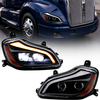 2013-2021 Kenworth T680 Headlights Black