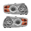 2008-2018 Peterbilt 388/389 Headlights "Chrome Clear Lens"
