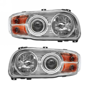 2008-2018 Peterbilt 388/389 Headlights "Chrome Clear Lens"