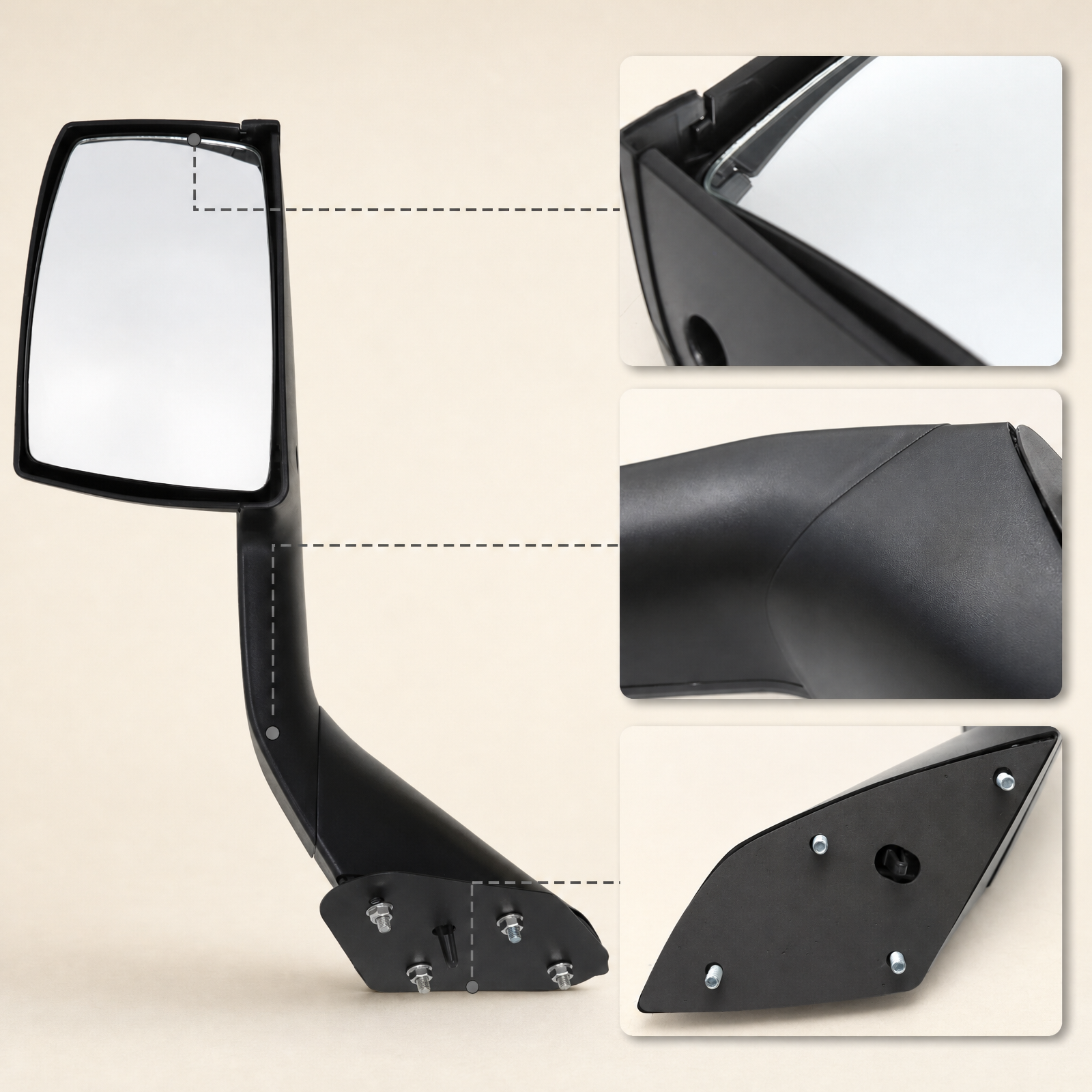 2004-2017 Volvo VNL Hood Mirrors 