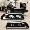"1998-2005 2004-2008 2008-2018 2012-2018 2008-2018" Mack "CX CXN CXU GU4/GU5 With Set Back Axle GU7/GU8 With Set Back Axle" Headlights "Black LED"