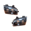 2014-2023 Kenworth T880 Headlights "Chrome Clear Lens"