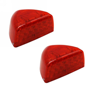 Peterbilt 357/359/365/378/379 Turn Signal Lights "31 LED Triangle Light Amber Lens + Amber Light"