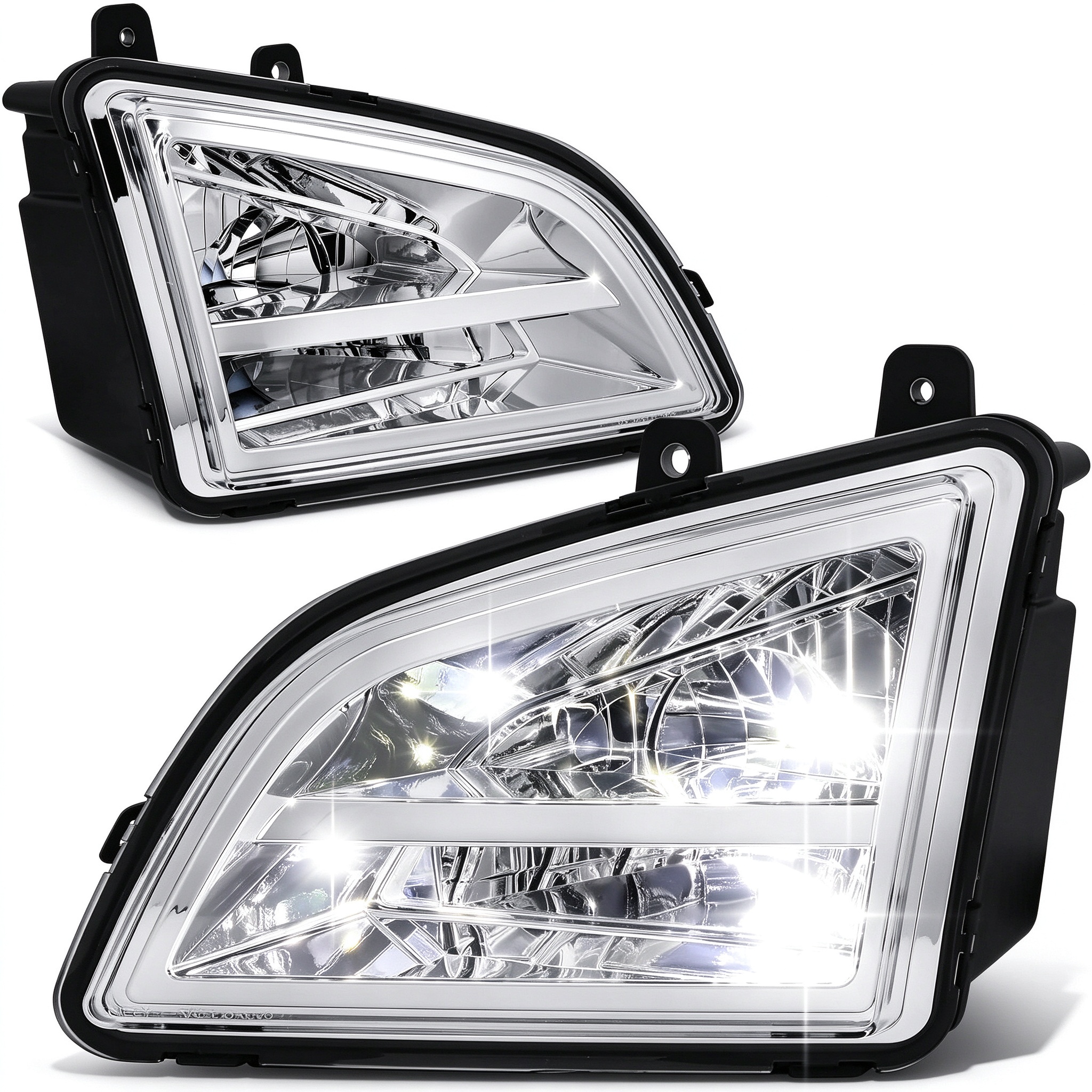 2018+ Volvo VNL Fog Lights "Chrome LED"